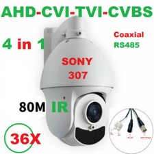 80M IR SONY307 36X Zoom 1080P AHD PTZ Speed D...
