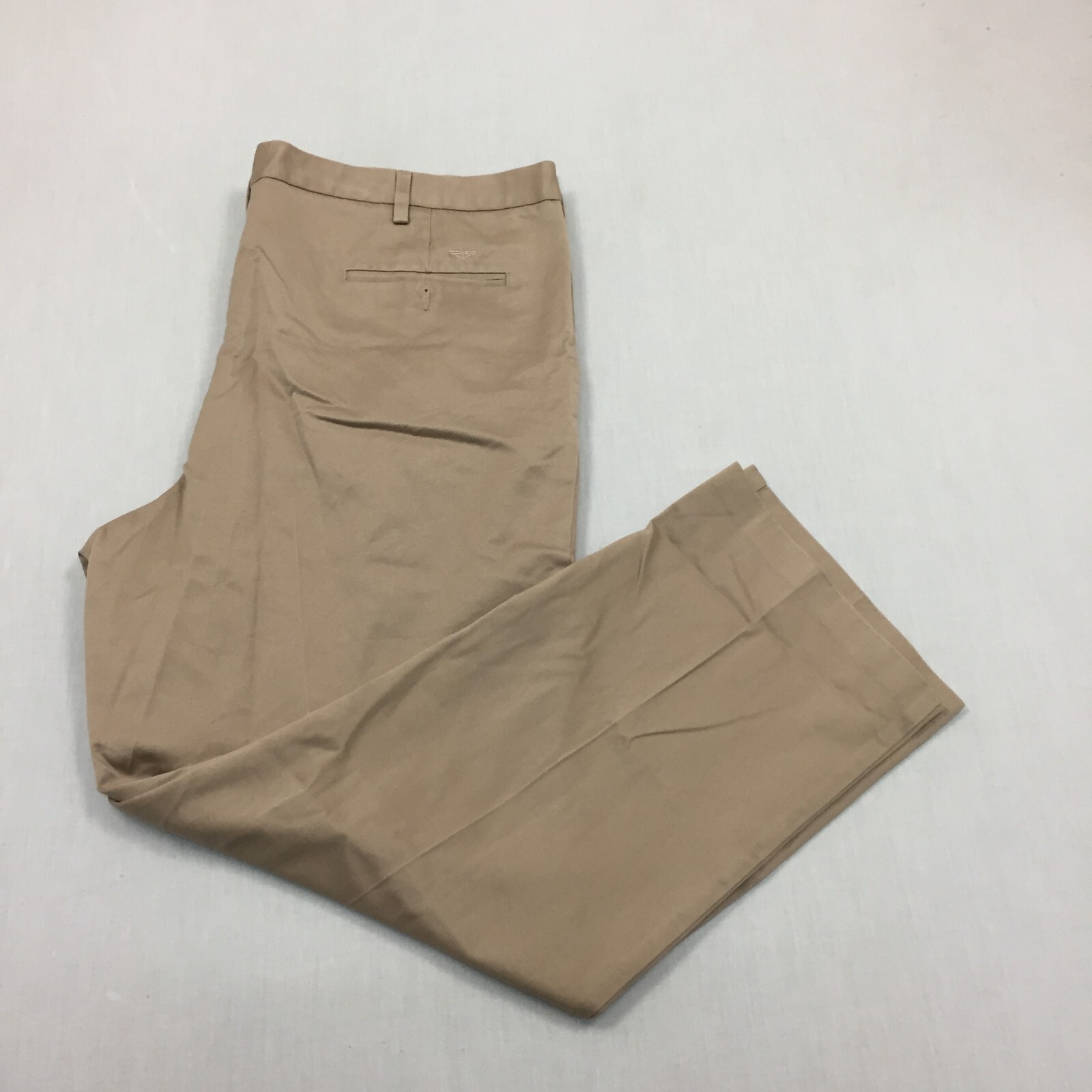 Dockers Chino Trousers Cotton Pants Straight Fit Mens Size 42W 30L Beige