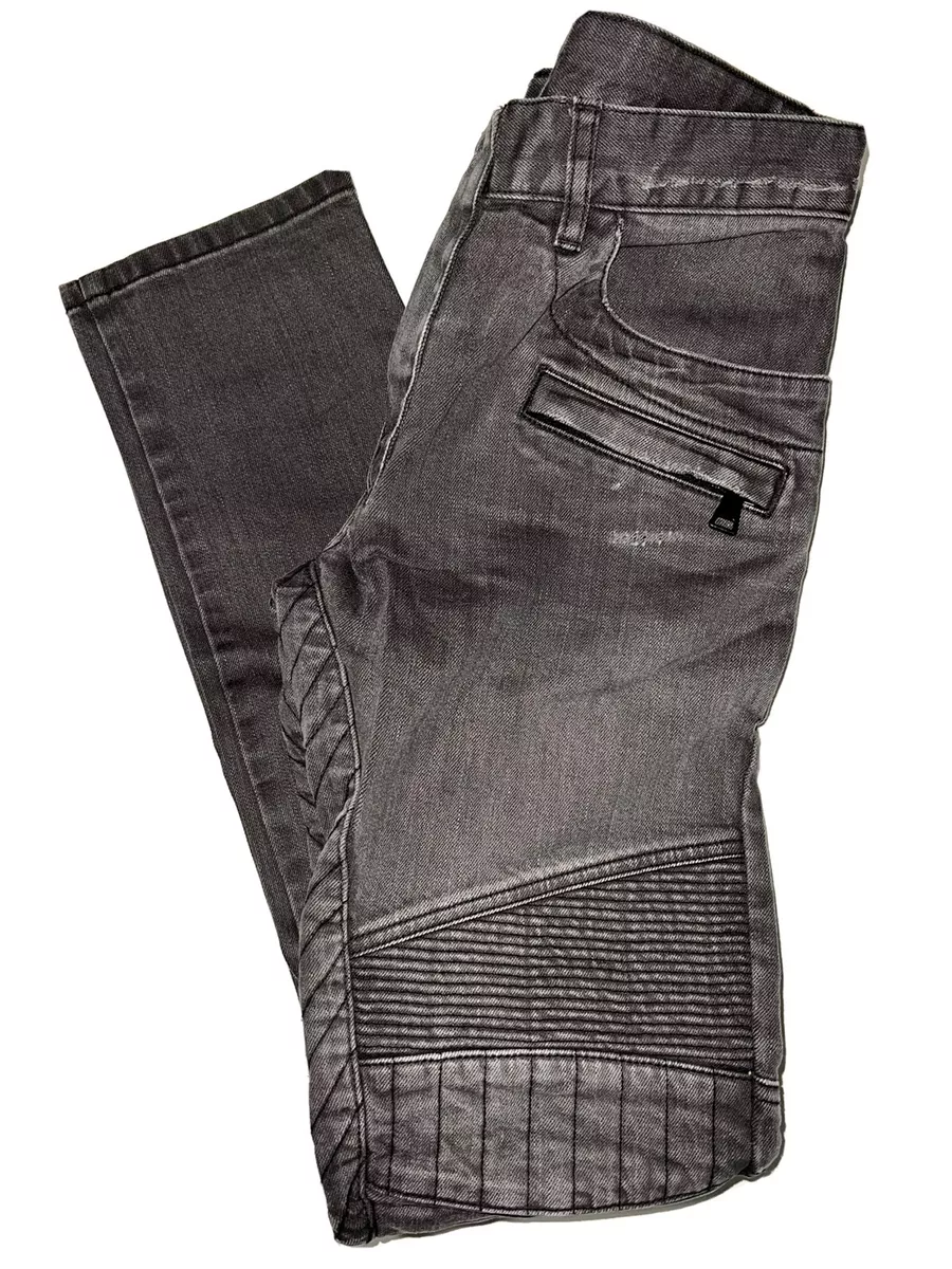 Balmain Paris Men's moto Gray Skinny | eBay