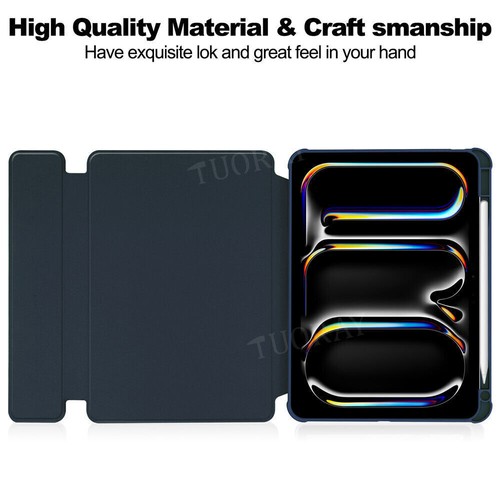 Rotation Leather Shockproof Smart Case For Apple iPad Air M3 13" / 11" (2025) - Picture 32 of 58