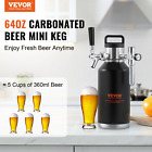 Beer Growler Tap System, 64Oz 1.89L Mini Keg, 304 Stainless Steel Pressurized Be