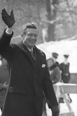 John Lindsay Mayor of New York City marching in its annual St Patr- Old Photo
