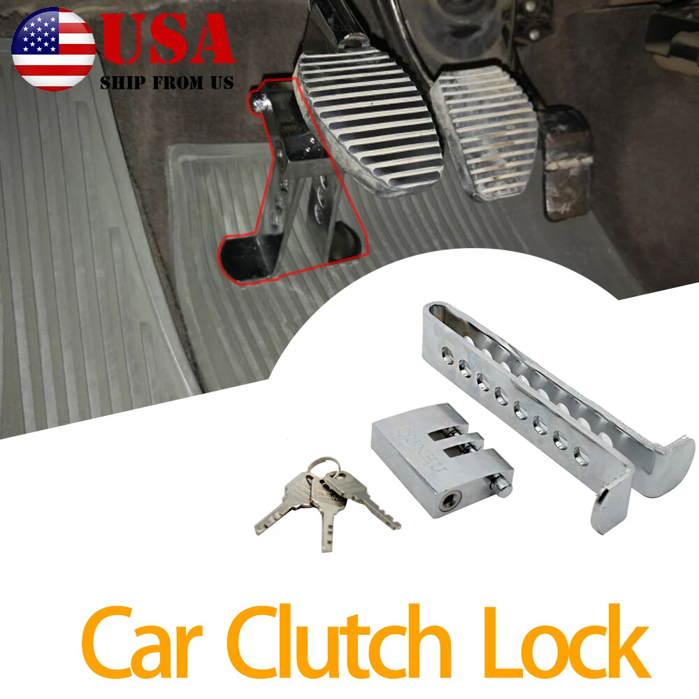 Car Auto Brake Pedal Lock Anti theft Security Stainless Steel