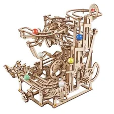 UGEARS Marble Run - Wooden 3D Puzzles Model Kit for Adults and Teens