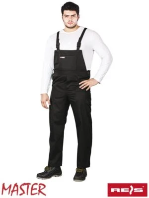 Arbeitslatzhose Blau Schwarz Arbeitskleidung Latzhose Blaumann Arbeitshose Hose