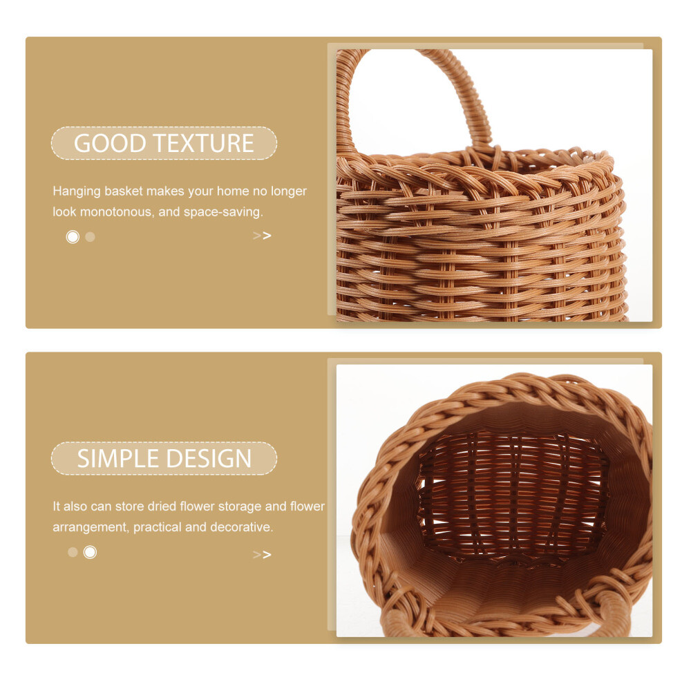 Basket Decor For Farmhouse Porch Wall Hanging Baskets eBay