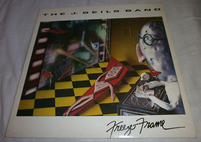 THE J. GEILS BAND - FREEZE FRAME  - 1981 NINE TRACK U.K. LP  / MINT VINYL / NM