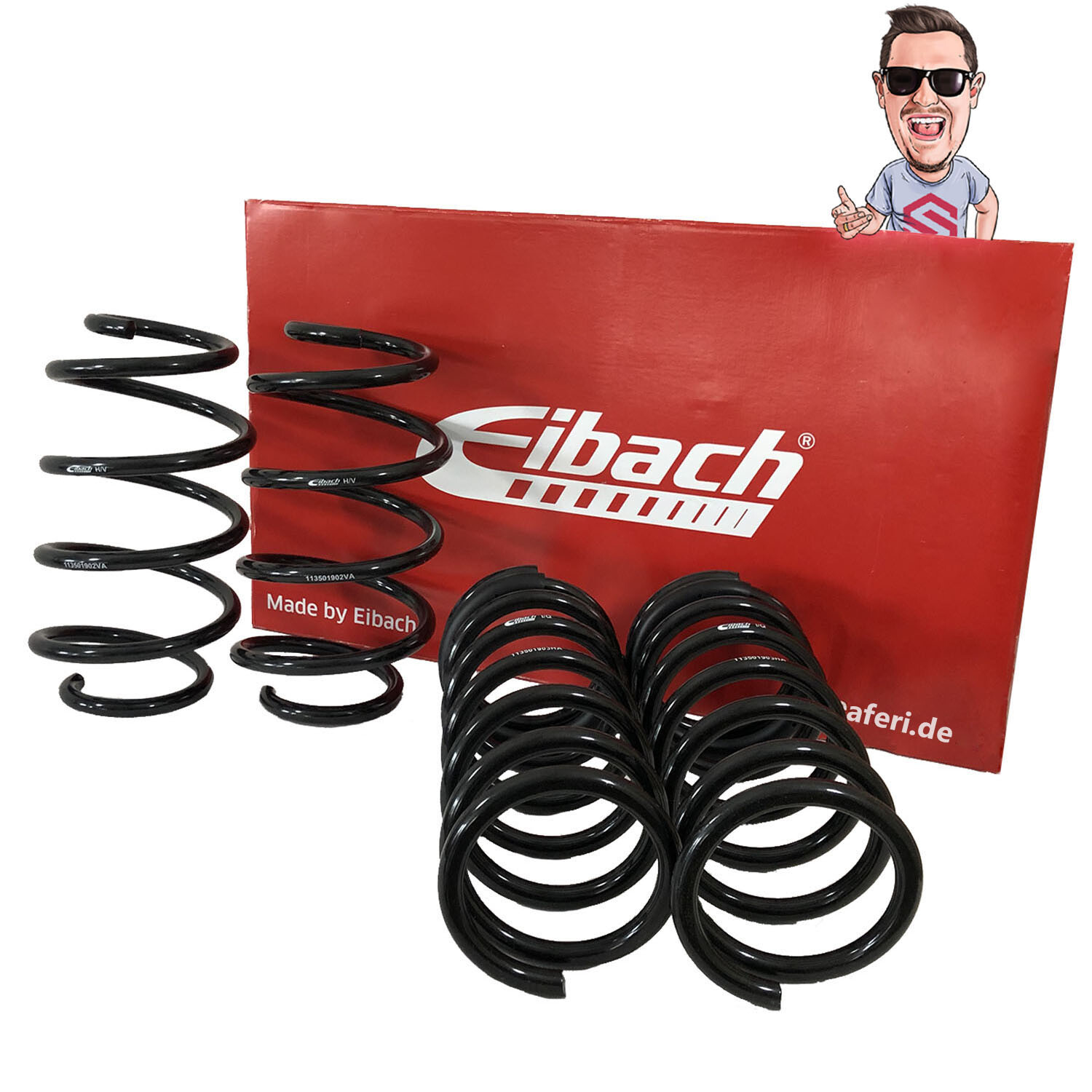 Juego de muelles de bajada muelles Eibach Pro-Kit para Toyota Avensis (T27)