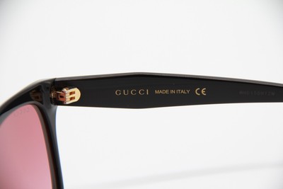 NEW GUCCI GG0800SA 002 BLACK FRAME PINK LENSES CAT EYE WOMEN  display picture 3