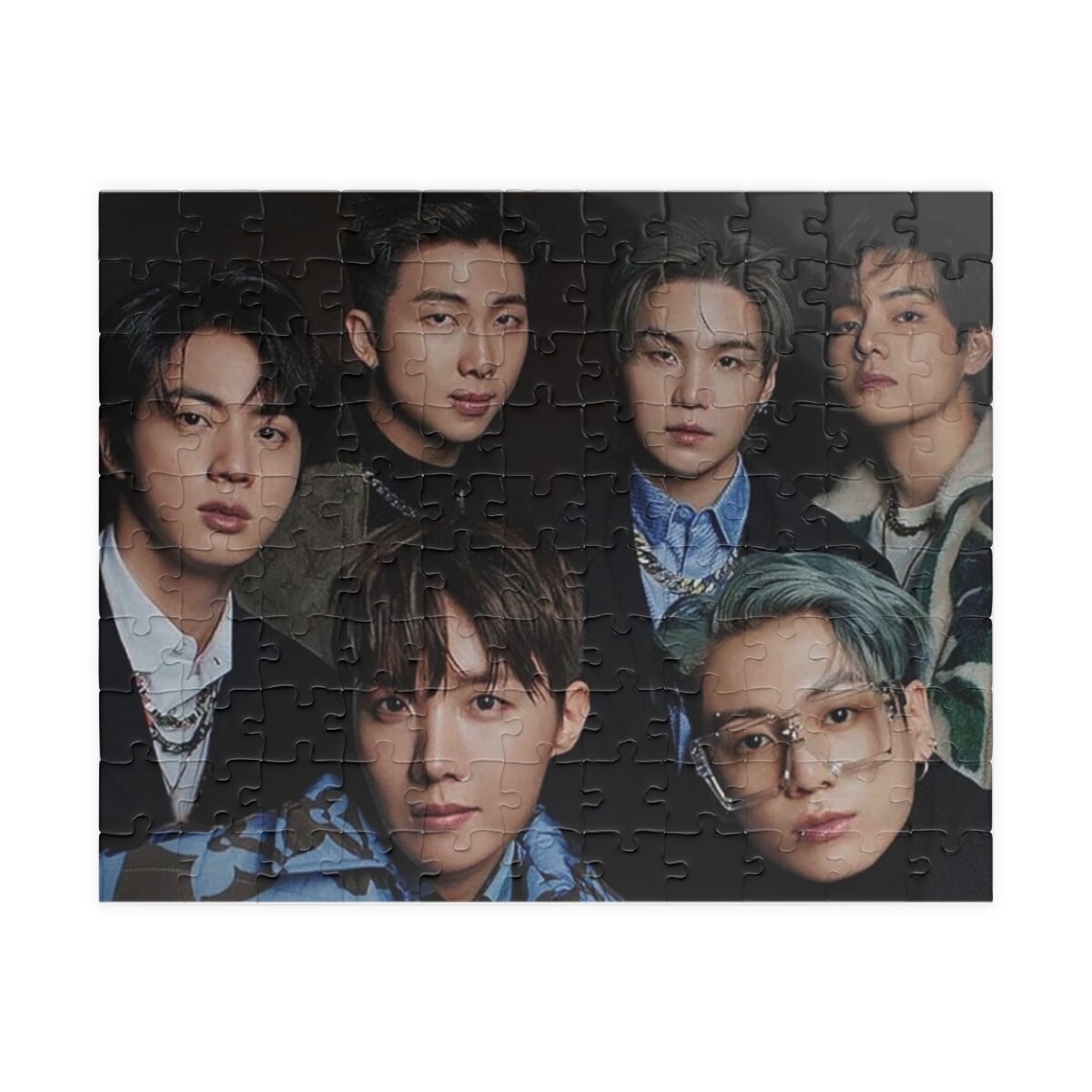 BTS OT7 Jigsaw Puzzle RM, Jin, Jhope, Suga, Jimin, V and JK bts