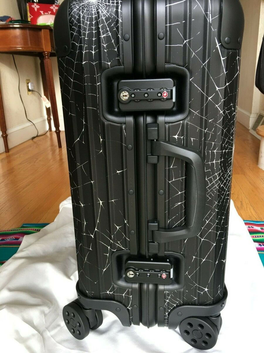 RIMOWA × SUPREME Suitcase Spider 49L Black From Japan £2,784.81