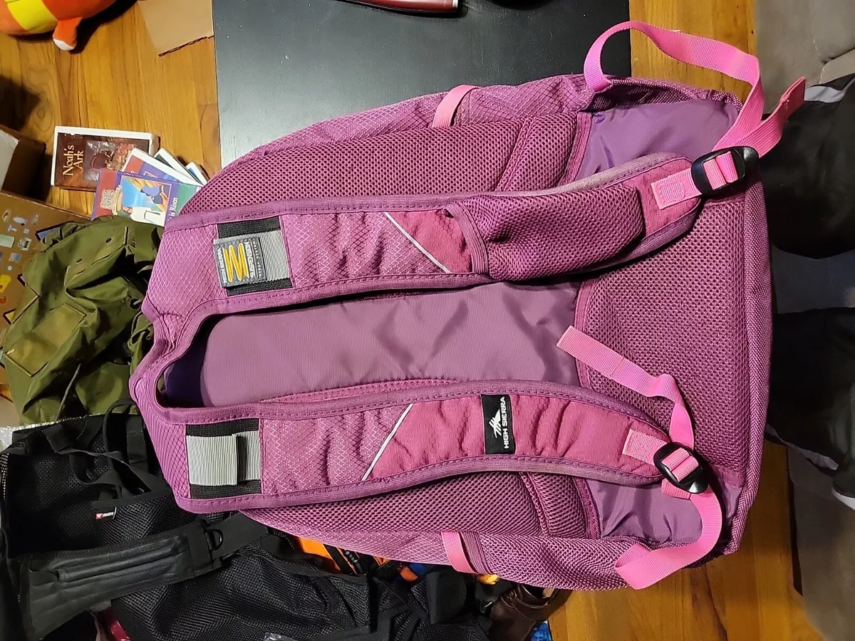High sierra top airhead mesh backpack