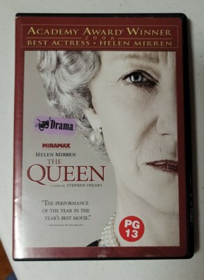 THE QUEEN DVD Helen Mirren Academy Award Winner Best Actress 2006 PG-13 103 Mins