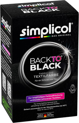 Simplicol Back-To-Black | Farberneuerung Für Ein Intensives Schwarz | Farb- & Fi