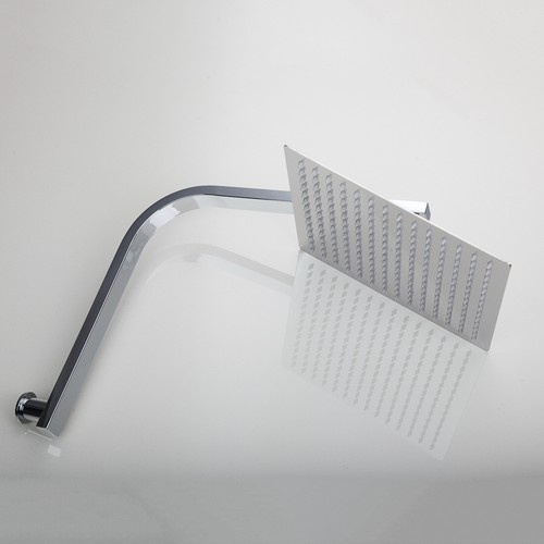 Rainfall Shower Head Gooseneck Arm 2-Way Mixer Valve Hand Shower Faucet Tap Set - Picture 3 of 18