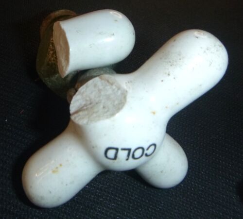 Lot Vintage Ceramic Knob & Tube Wire Insulators Porcelain Sink Handles Etc. - Picture 2 of 13
