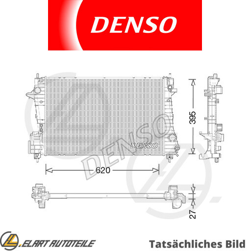 NISSENS Kühler Für CHEVROLET Aveo/Kalos - Motorkühlung 616904