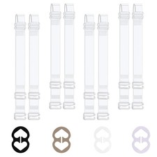 Invisible Straps  4Pcs Clips, Adjustable Bra Strap Accessories For Women