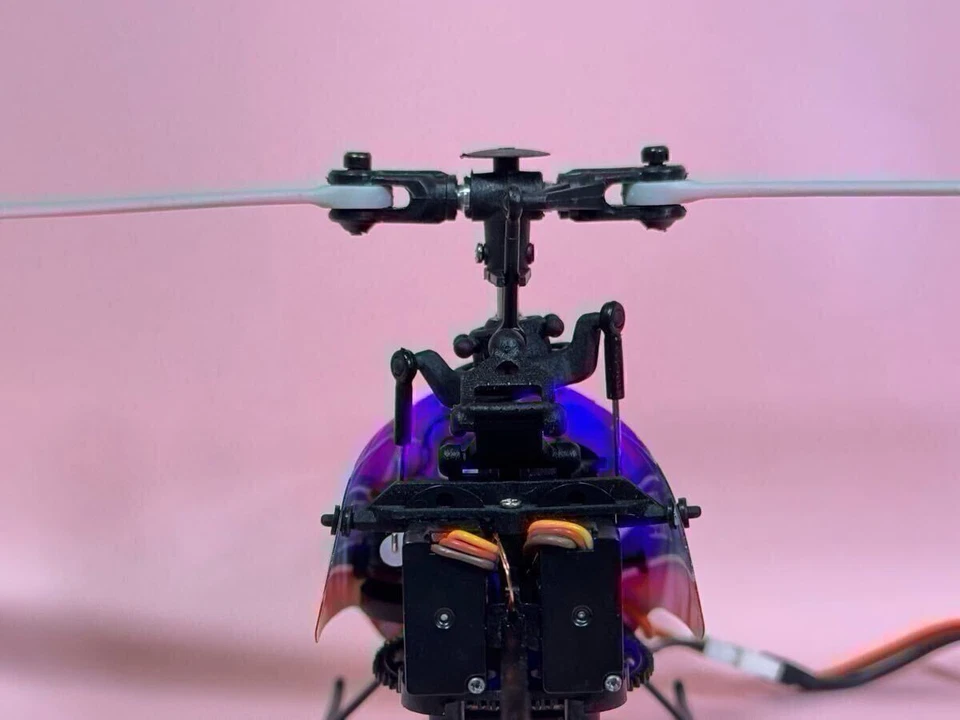 K110S RC Helicopter Swash Plate Black Stabilizer for XK 1800mAh Battery Used Jap - Image 4 of 4