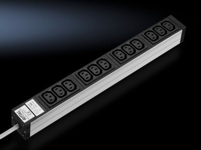 Rittal DK 7240.200 Socket Strip for IEC 320 Connectors, 7240200