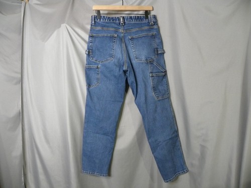 Men's CAT Caterpillar Workwear Blue Utility Carpenter Pants Jean 30x32 Act 30x30 - Picture 5 of 8