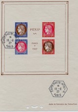 France Block 3 Stamped