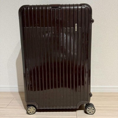 Rimowa Salsa Deluxe 82L Brown 4 wheels Carry Case Suitcase USED | eBay