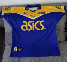 PARRAMATTA 2001 RUGBY LEAGUE JERSEY ASICS VINTAGE SHIRT SIZE L ADULT MEN'S
