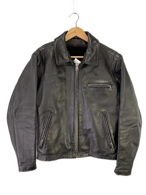 Schott Single Riders Chaqueta 38 Cuero Negro 4174 - Imagen 1 de 4