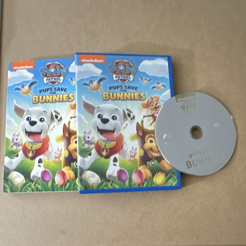 Nickelodeon PAW Patrol: Pups Save the Bunnies DVD Animation - Tall DVD Case