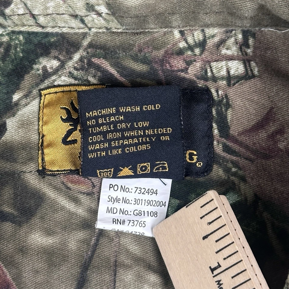 Camisa de Caza Browning Juvenil XL Break Up Infinity Camuflada Con Botones Manga Larga Foto 3 de 4