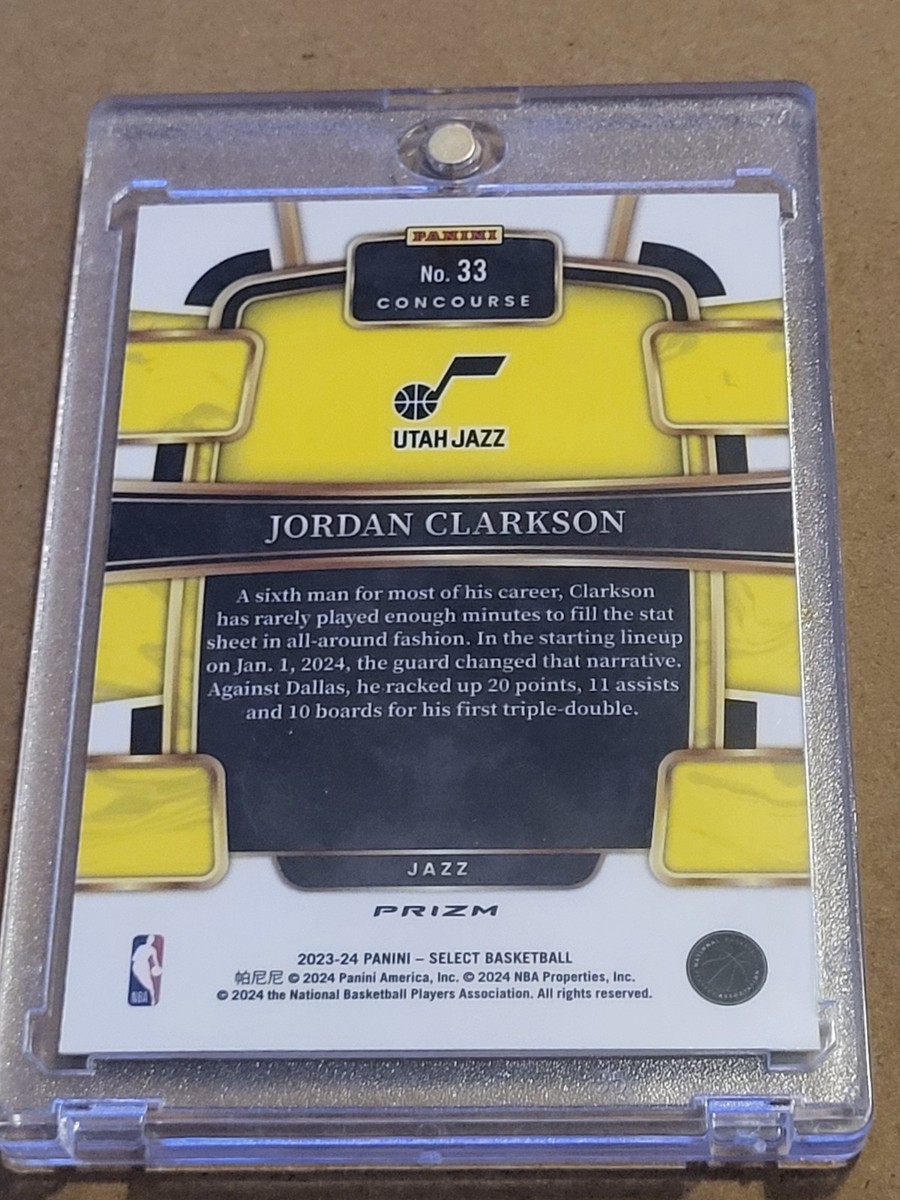 2023-24 Panini Select - Concourse Jordan Clarkson #33 Tiger