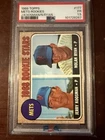 1968 Topps Mets Rookies NOLAN RYAN Rookie Baseball Card #177 PSA 1.5