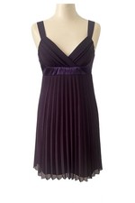 Windsor Vtg Y2K Babydoll Pleated Purple Dress Size Small Whimsigoth Fairy