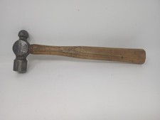 Vintage Ball Peen Wood Handle Hammer 11.6oz. Overall Weight