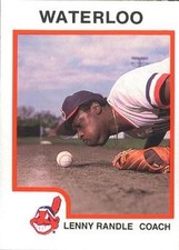 Lenny Randle 1987 ProCards 1064 Waterloo Indians Baseball Card