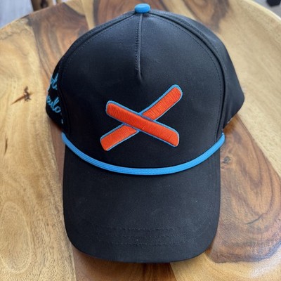 Absolutely Ridiculous Nashville X Rope Snapback Hat Cap Black Blue Orange ARIA