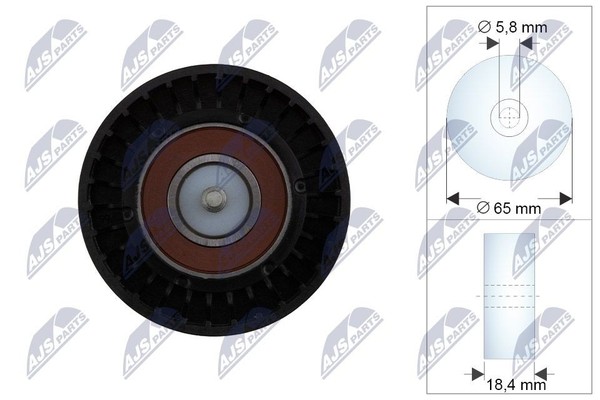 NTY Spannrolle, Keilriemen RNK-FR-072 FüR Ford-image