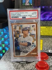 2017 Topps Transcendent Aaron Judge #AJ-1962 RC Rookie Card VIP Party /87 PSA 8