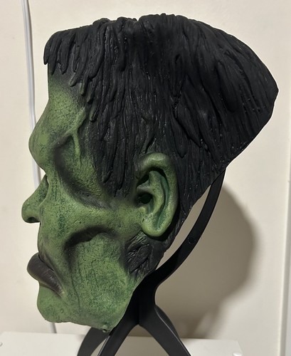 Frankenstein Monstruo Halloween Máscara Papel Grupo Mágico PMG Látex Verde 2008 - Imagen 3 de 6
