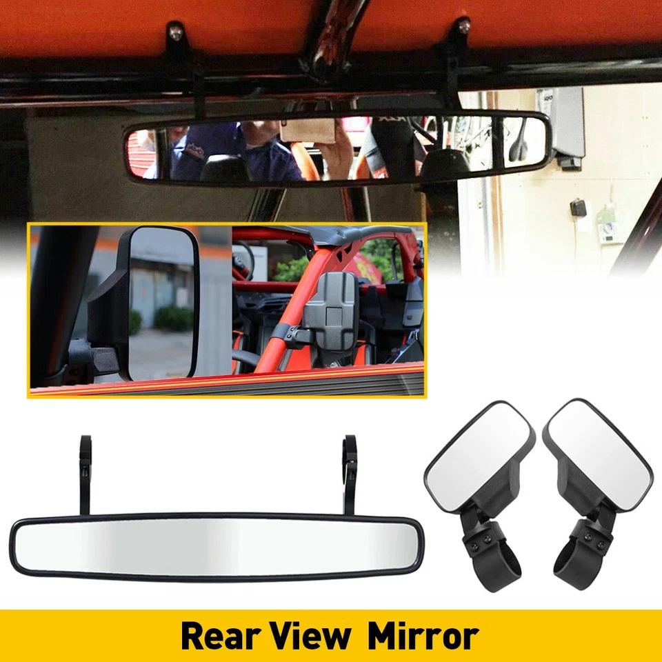 Набор широких центральных боковых зеркал заднего вида для вездехода Kawasaki 3000 3010 Mule 4000 4010 - Изображение 2 из 4