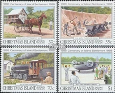 Stamps Weihnachtsinsel (indian.Ocean) 1988 Mi 262-265 (complete issue) unmounted