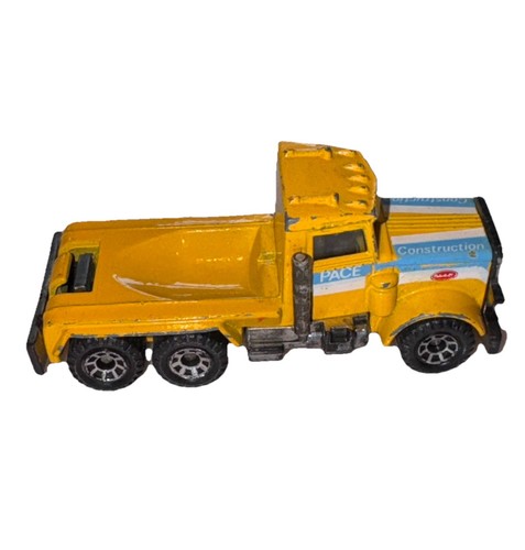 Vintage 1981 Matchbox Peterbilt Yellow PACE Truck Diecast 1:80 SemiTrailer Loose - Picture 3 of 5