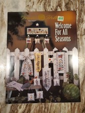 Vintage Mill Hill Cross Stitch Pattern Booklet - Welcome For All Seasons