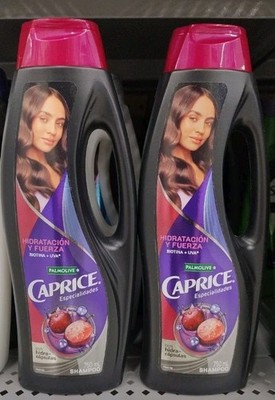 2X PALMOLIVE CAPRICE SHAMPOO BIOTIN AND GRAPE ( BIOTINA Y UVA ) - 2 OF 750ml EA