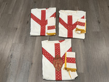 MATCHING WHITE CONCELEBRATION VESTMENT SET OF 3