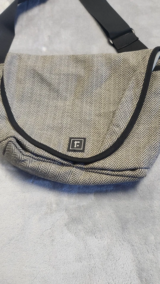 Bolso Mensajero Rickshaw Herringbone Tweed Mini Zero Foto 2 de 4