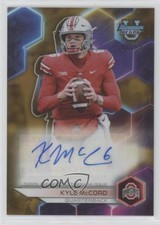 2023 Bowman U Best of 2023 Gold Refractor 6/50 Kyle McCord #BOA-KMC Auto 1fl4