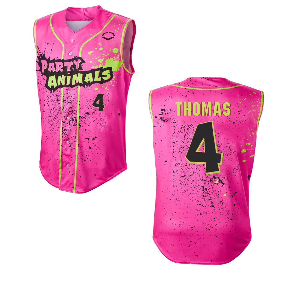 NEW Party Animals Sleeveless Jersey #4 T Shirt All Size S 5Xl LIB11