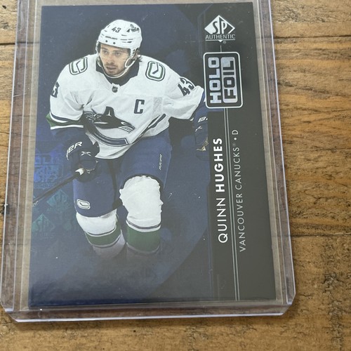 Quinn Hughes #HF-24 2023 SP Authentic Holofoil card